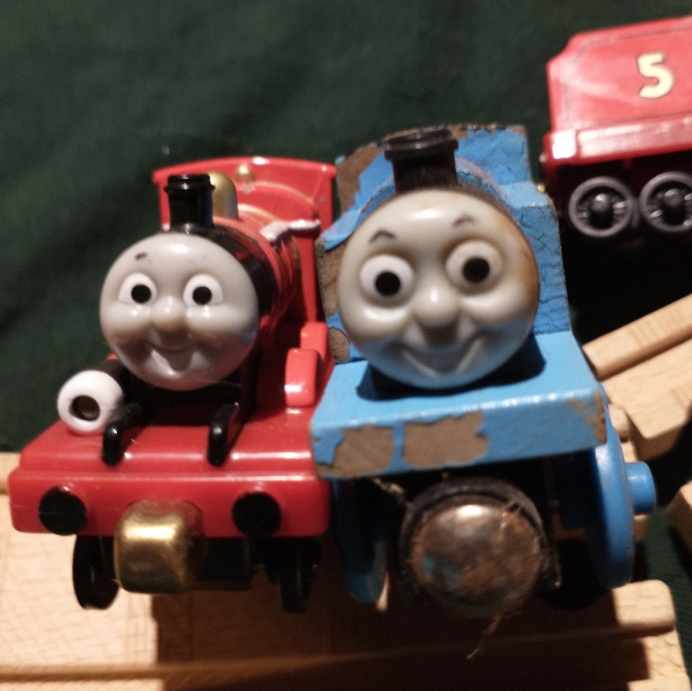 Thomas and friends wooden train set